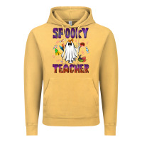 Vintage Mustard spooky teacher Vintage Hoodie - NancyCooperArtShop