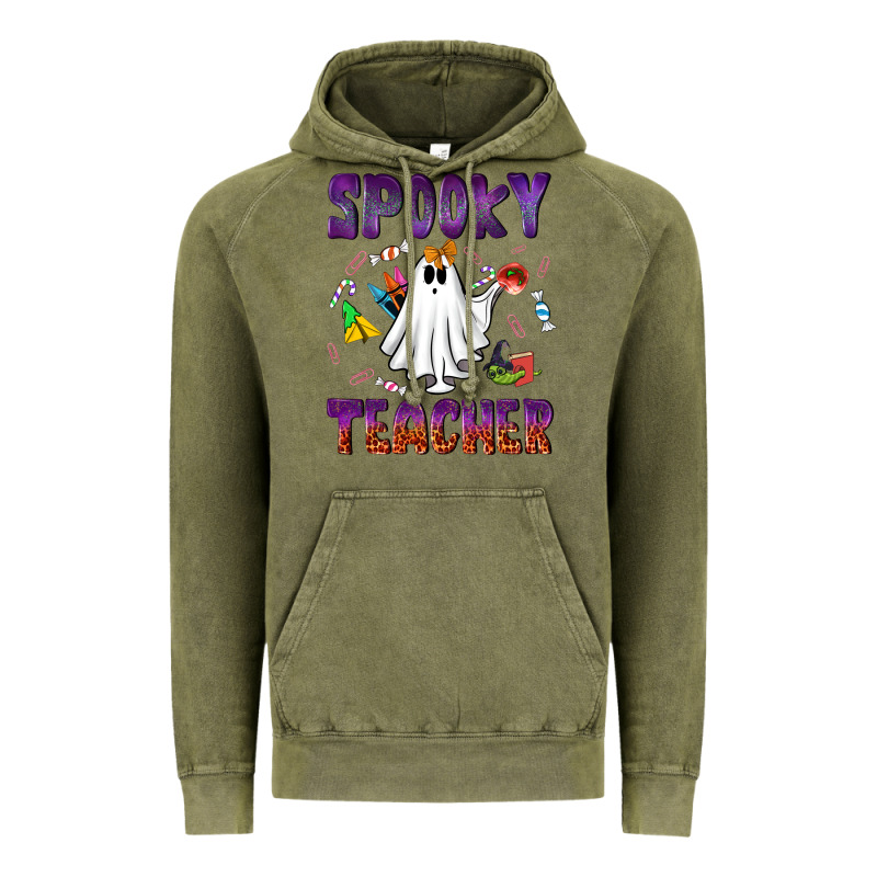 Spooky Teacher Vintage Hoodie by NancyCooperArtShop | Teevron
