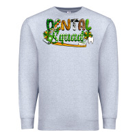 Heather Grey St. Patrick's Day Dental squad Premium Sweatshirt - OliviaCreatesArt