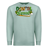 Seafoam St. Patrick's Day Dental squad Premium Sweatshirt - OliviaCreatesArt