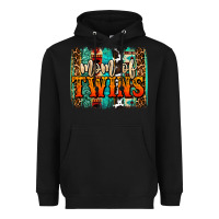 Black mom of twins western brushstroke Heavyweight Hoodie - OliviaCreatesArt
