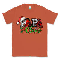 Copper Papa Claus with christmas lights and mistletoe Classic Tee - NancyCooperArtShop