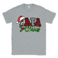 Heather Grey Papa Claus with christmas lights and mistletoe Classic Tee - NancyCooperArtShop