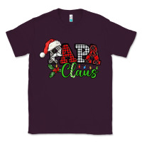 Plum Papa Claus with christmas lights and mistletoe Classic Tee - NancyCooperArtShop