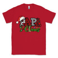 Red Papa Claus with christmas lights and mistletoe Classic Tee - NancyCooperArtShop