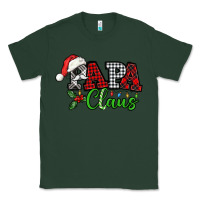Sports Green Papa Claus with christmas lights and mistletoe Classic Tee - NancyCooperArtShop