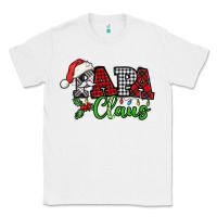 White Papa Claus with christmas lights and mistletoe Classic Tee - NancyCooperArtShop