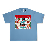 Pebble Blue hot cocoa cozy blankets christmas movies tumbler Urban Heavy Tee - MaliasSmallBusiness