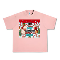Salmon hot cocoa cozy blankets christmas movies tumbler Urban Heavy Tee - MaliasSmallBusiness