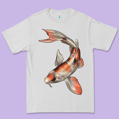 Koi Fish Premium Tee Designed By Lillyallendesigns