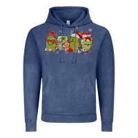 Vintage Denim canned pickles christmas light Vintage Hoodie - MaliasSmallBusiness