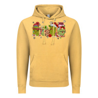 Vintage Mustard canned pickles christmas light Vintage Hoodie - MaliasSmallBusiness