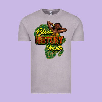 Black History Month Vintage Tee Designed By Nancycooperartshop