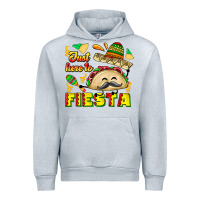 Heather Grey Just Here To Fiesta Urban Hoodie - CowhideDigitalArt