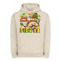 Pigment French Oak Just Here To Fiesta Urban Hoodie - CowhideDigitalArt