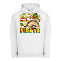 Pigment Lunar Rock Just Here To Fiesta Urban Hoodie - CowhideDigitalArt
