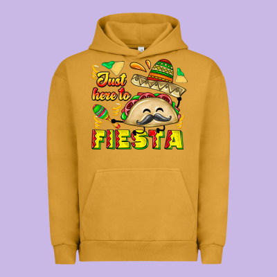 Just Here To Fiesta Urban Hoodie Designed By Cowhidedigitalart