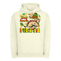 Pigment Pistachio Just Here To Fiesta Urban Hoodie - CowhideDigitalArt