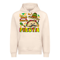 Sandshell Just Here To Fiesta Urban Hoodie - CowhideDigitalArt