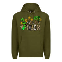 Army Green Wee bit o' Irish St. Patrick's Premium Hoodie - CowGirlArtShop