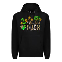 Black Wee bit o' Irish St. Patrick's Premium Hoodie - CowGirlArtShop
