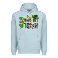Blue Mist Wee bit o' Irish St. Patrick's Premium Hoodie - CowGirlArtShop