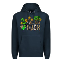 Navy Wee bit o' Irish St. Patrick's Premium Hoodie - CowGirlArtShop