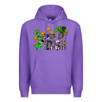 Purple Wee bit o' Irish St. Patrick's Premium Hoodie - CowGirlArtShop