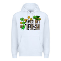 White Wee bit o' Irish St. Patrick's Premium Hoodie - CowGirlArtShop