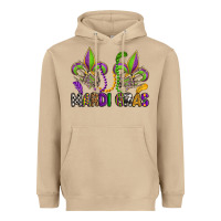 Mushroom mardi gras skeleton hands  fleur de lis Heavyweight Hoodie - OliviaCreatesArt