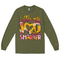Army Green little miss 100 days smarter Long Sleeve Tee - Artiststas