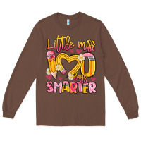 Chestnut little miss 100 days smarter Long Sleeve Tee - Artiststas