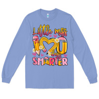 Colony Blue little miss 100 days smarter Long Sleeve Tee - Artiststas