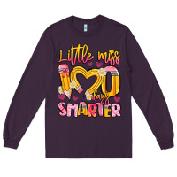 Plum little miss 100 days smarter Long Sleeve Tee - Artiststas