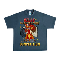 Midnight Navy relax were all crazy its not competition Urban Heavy Tee - JahusDesignShop