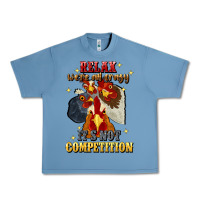 Pebble Blue relax were all crazy its not competition Urban Heavy Tee - JahusDesignShop