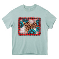 Arona Christmas gemstone leopard background Heavy Core Tee - AdoDesignShop