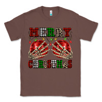 Chestnut Merry Christmas skeleton hands boobs Classic Tee - NancyCooperArtShop