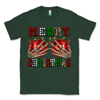 Sports Green Merry Christmas skeleton hands boobs Classic Tee - NancyCooperArtShop