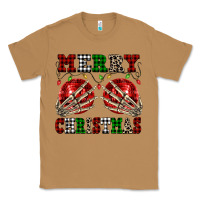 Toasted Coconut Merry Christmas skeleton hands boobs Classic Tee - NancyCooperArtShop