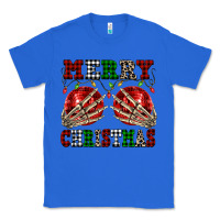 True Royal Merry Christmas skeleton hands boobs Classic Tee - NancyCooperArtShop