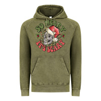 Vintage Olive so merry it's scary Vintage Hoodie - MaliasSmallBusiness