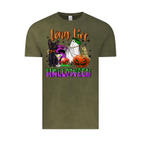 Vintage Olive long live halloween Vintage Tee - NancyCooperArtShop