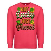 Cardinal St. Patrick's Not lucky just blessed Premium Sweatshirt - OliviaCreatesArt