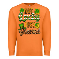 Carrot St. Patrick's Not lucky just blessed Premium Sweatshirt - OliviaCreatesArt