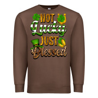 Chestnut St. Patrick's Not lucky just blessed Premium Sweatshirt - OliviaCreatesArt