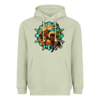 Matcha gemstone cowboy Heavyweight Hoodie - OliviaCreatesArt