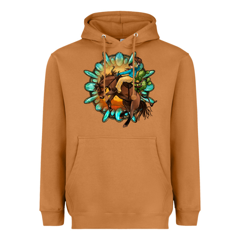 Gemstone Cowboy Heavyweight Hoodie by OliviaCreatesArt | Teevron