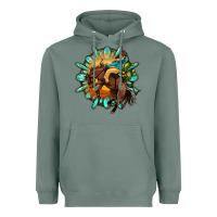 Sage gemstone cowboy Heavyweight Hoodie - OliviaCreatesArt