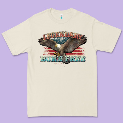 Legendary Born Free Eagle Premium Tee Designed By Nancycooperartshop